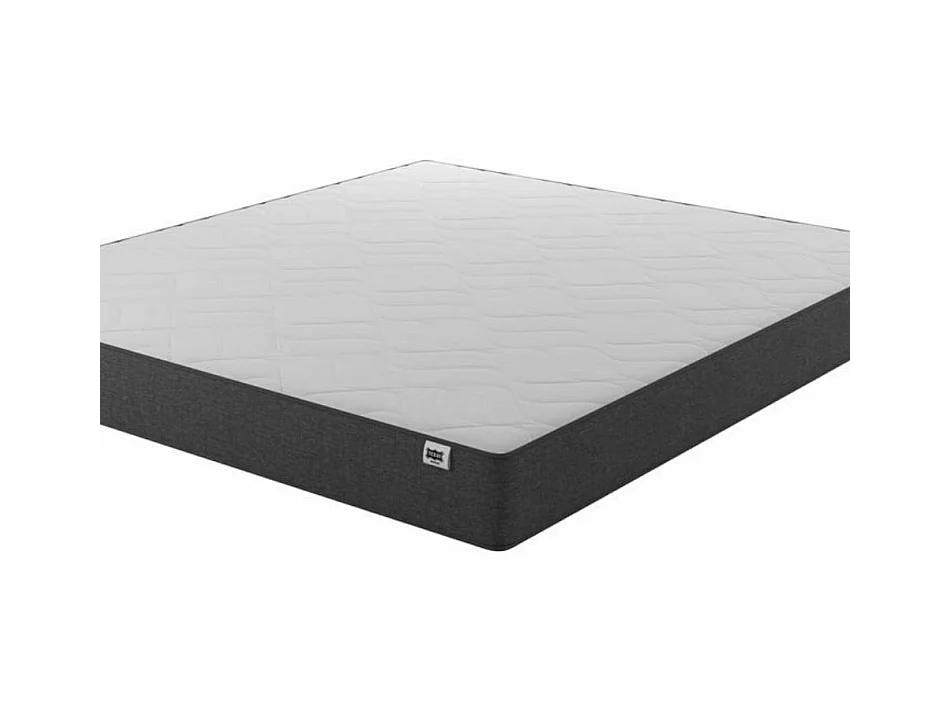 Cama de matrimonio con Canapé y Colchón 150x190cm en Negro con LED Rodas