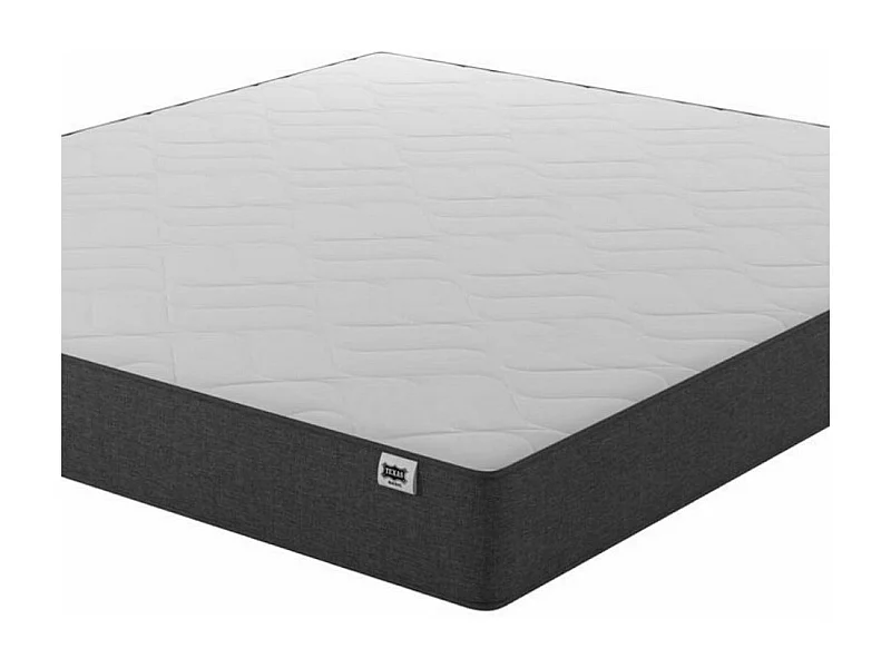 Cama de matrimonio con Canapé y Colchón 150x190cm en Negro con LED Rodas