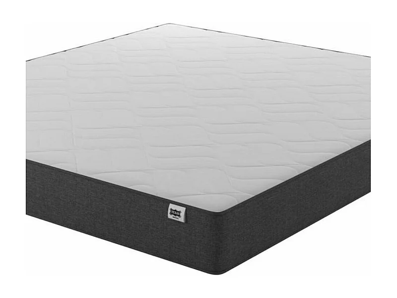 Cama de matrimonio con Canapé y Colchón 180x200cm en Blanco con LED Rodas