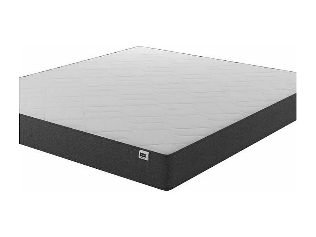 Cama de matrimonio con Canapé y Colchón 140x190cm en Blanco con LED Parisina