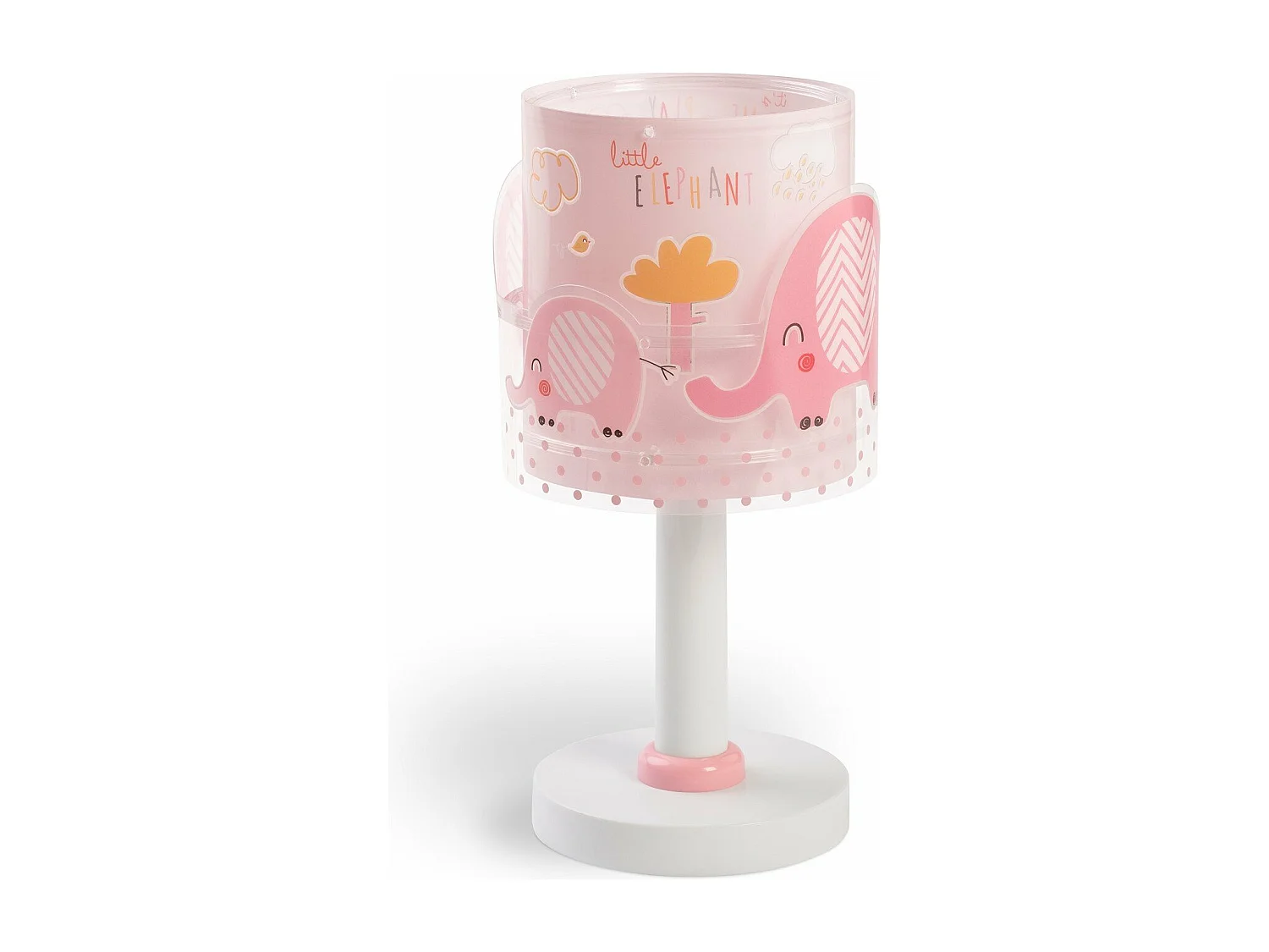 Lámpara infantil de mesa Little Elephant elefante rosa | DALBER