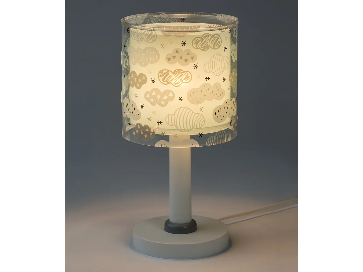 Lampade da tavolo per bambini Clouds nuvole verde | DALBER