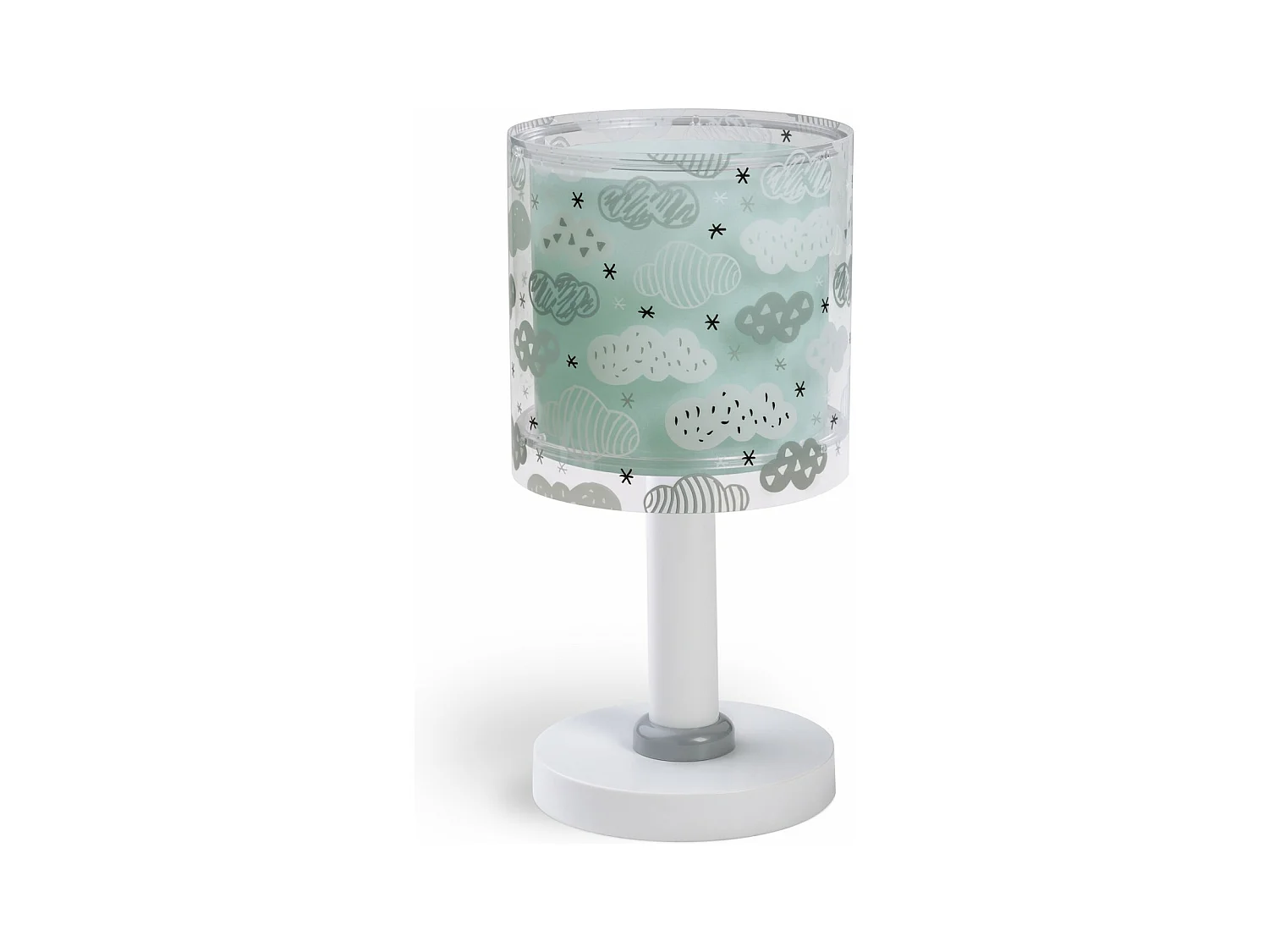 Lampade da tavolo per bambini Clouds nuvole verde | DALBER