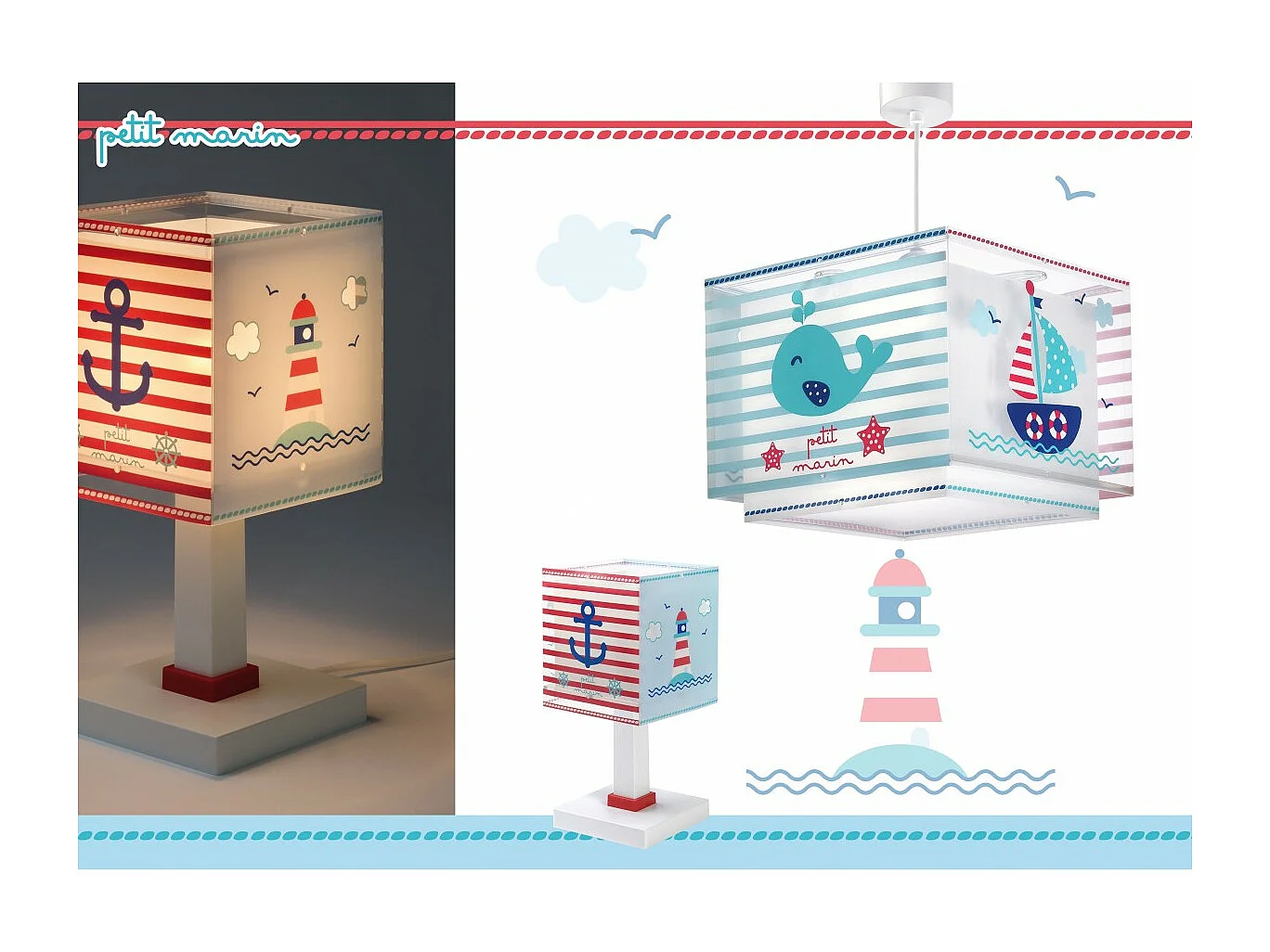 Lámpara de mesa infantil Petit Marin Marinero | DALBER