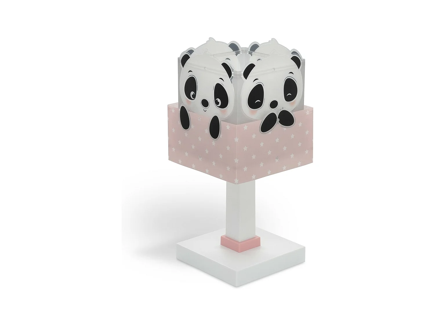 Lampada da tavolo per bambini Panda rosa | DALBER