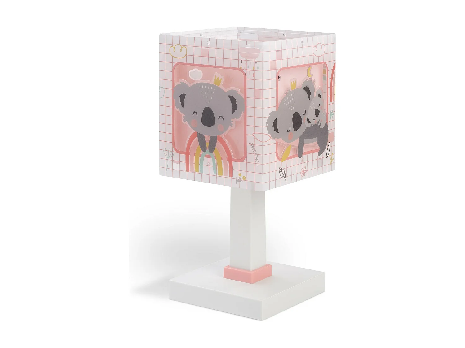 Lampada da comodino per bimbo Koala in rosa | DALBER