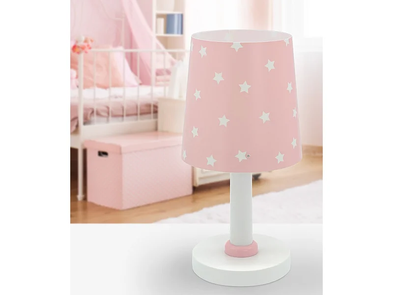 Lampe de chevet Star Light Lumière Étoilée rose