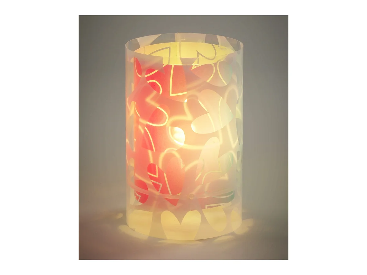 Lampe de chevet Cuore Coeurs