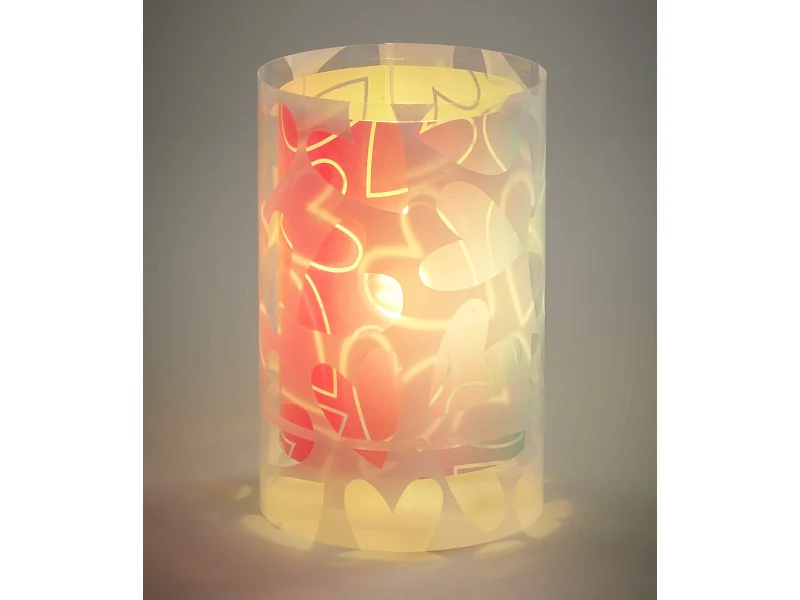 Lampe de chevet Cuore Coeurs