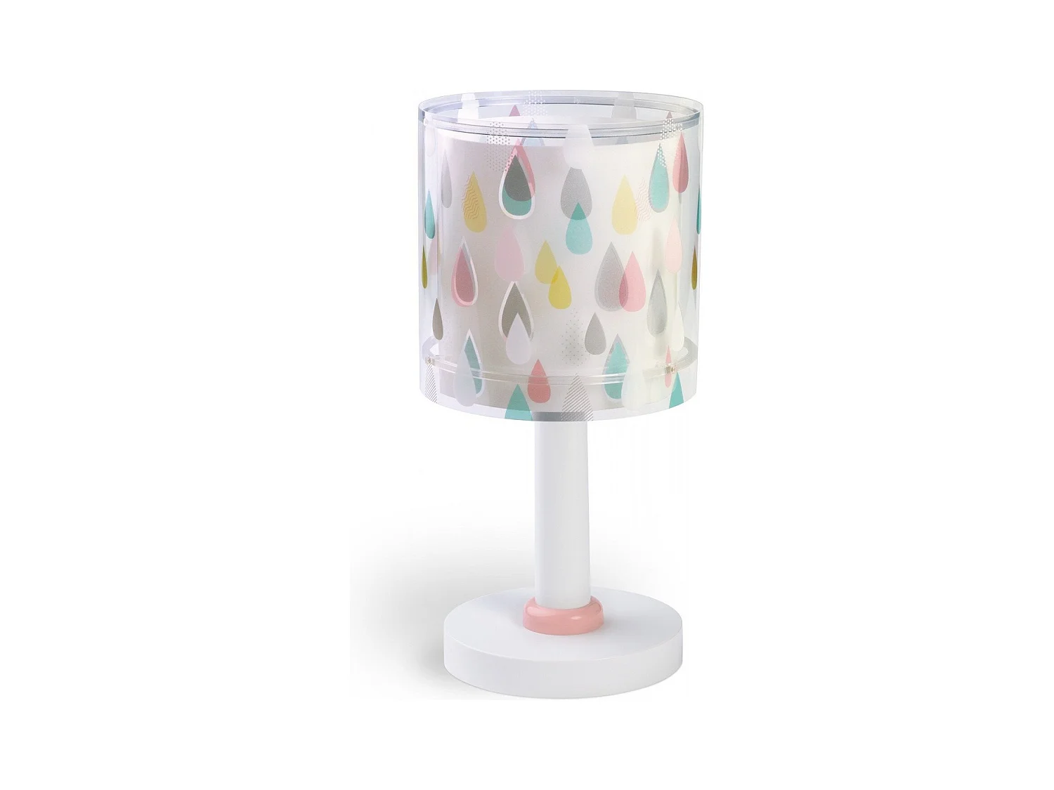 Lámpara de mesita de noche Color Rain Gotas Agua Multicolor | DALBER