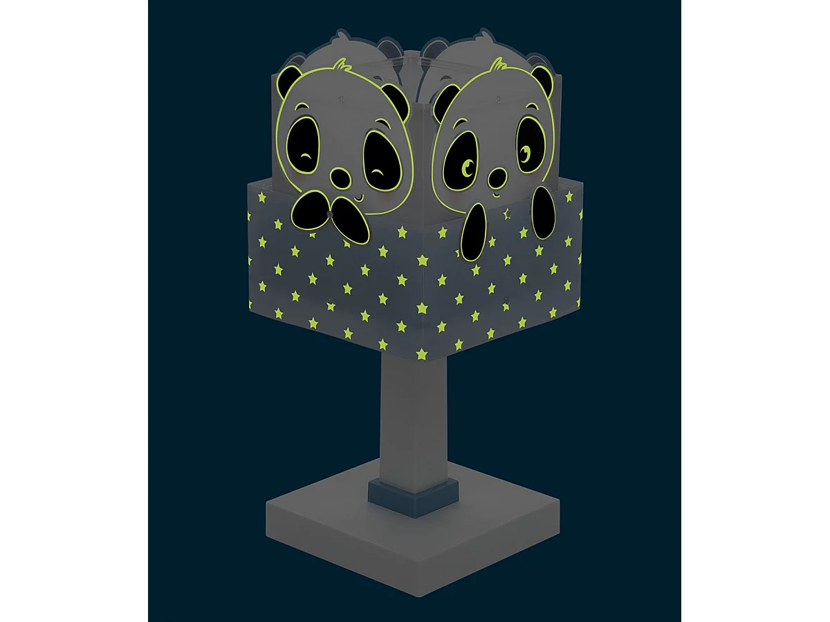 Lampada da tavolo per bambini Panda blu | DALBER