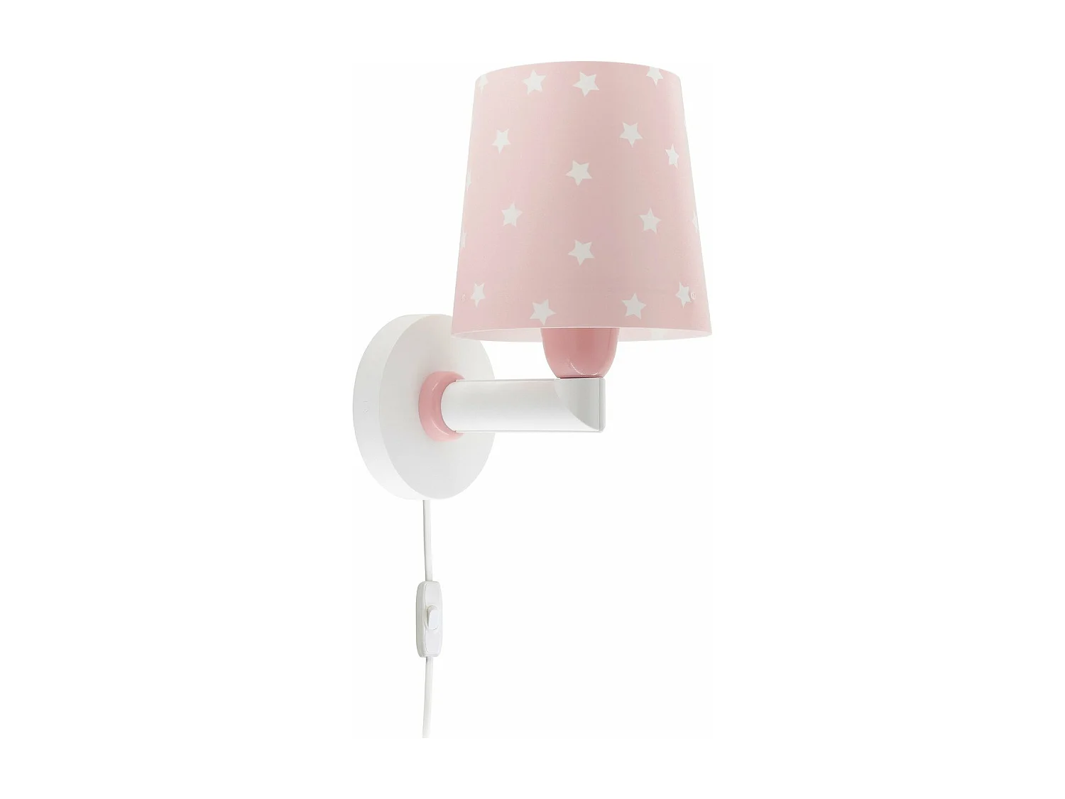 Lámpara aplique de pared Star Light estrellas rosa | DALBER