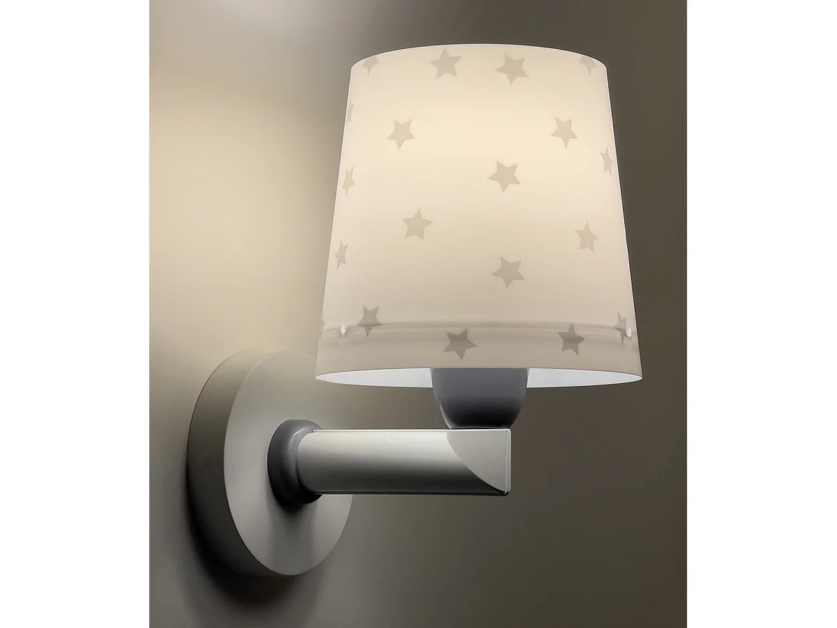 Lámpara aplique de pared Star Light estrellas blanco | DALBER