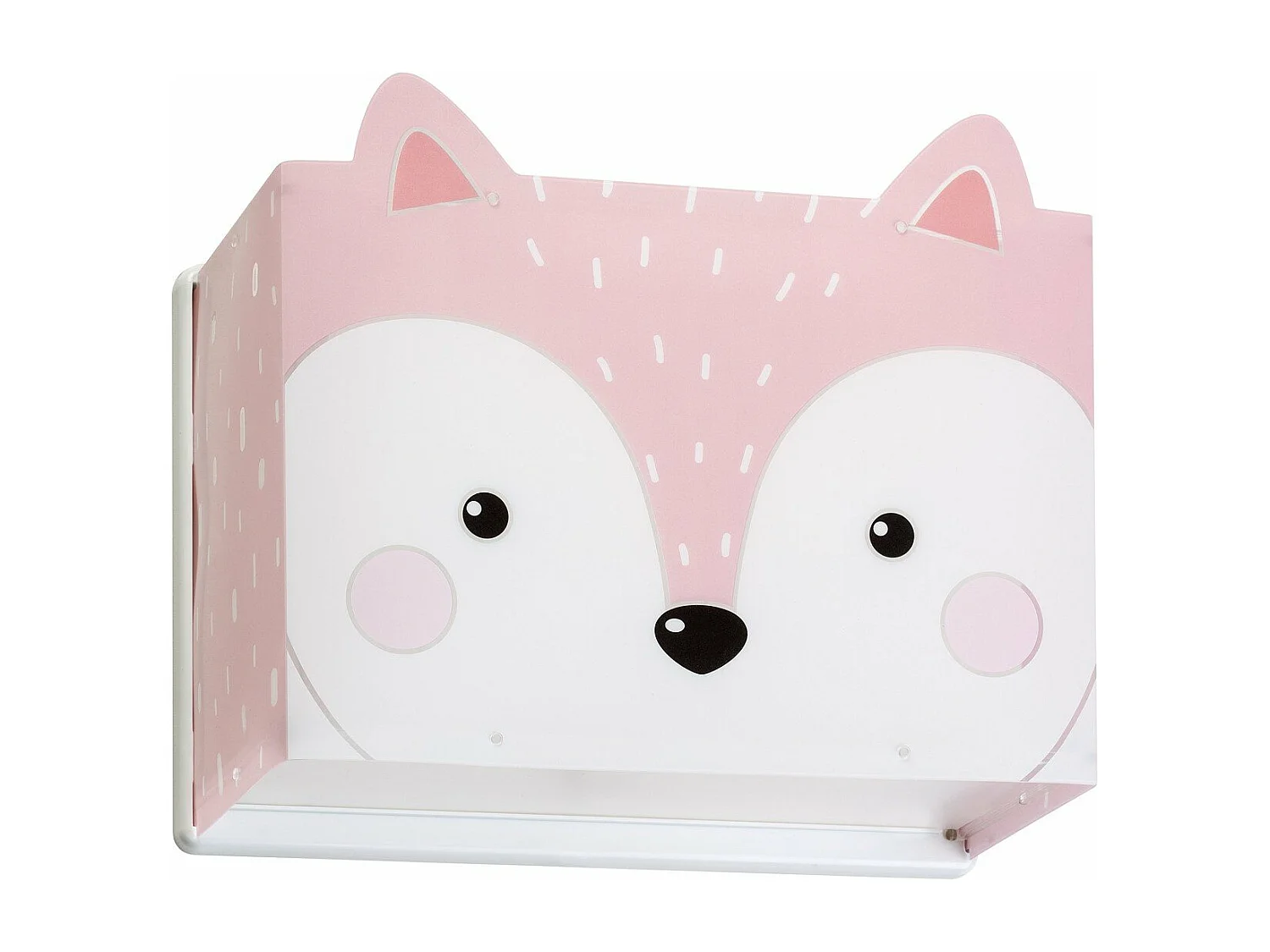 Aplique de pared infantil Little Fox Zorro Rosa | DALBER