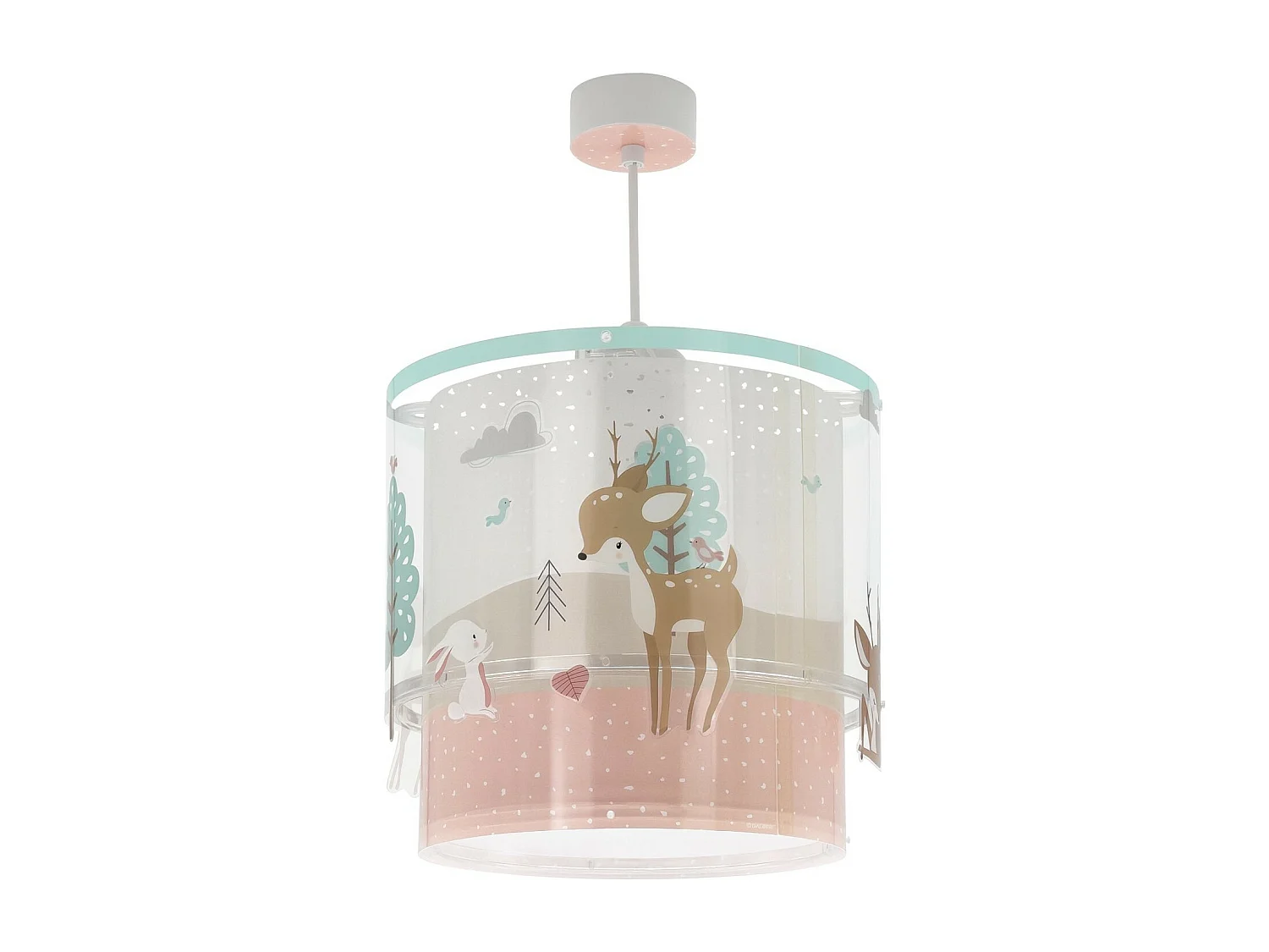 Lustre et lampe suspension enfant Loving Deer Cerf
