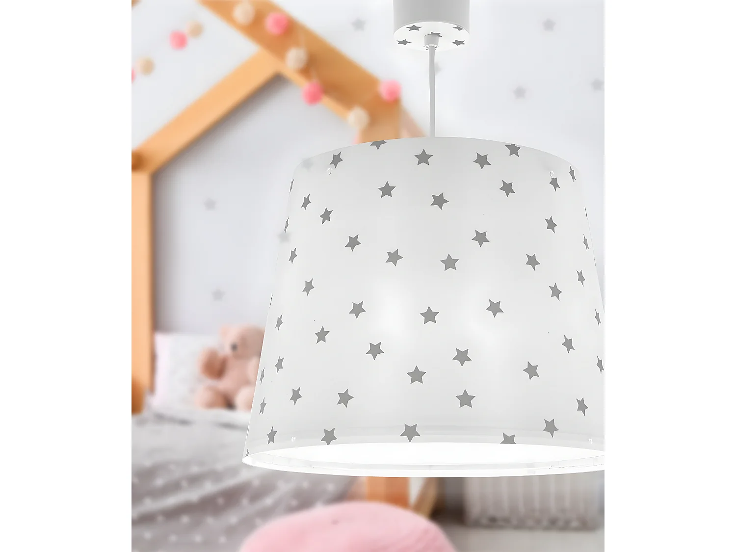 Lámpara de techo Star Light estrellas blanca | DALBER