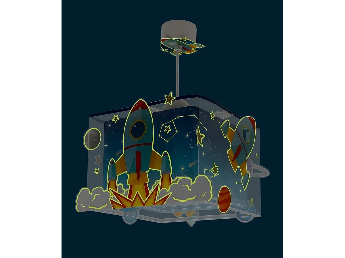 Lampada a sospensione per bambini Rocket Razzo | DALBER