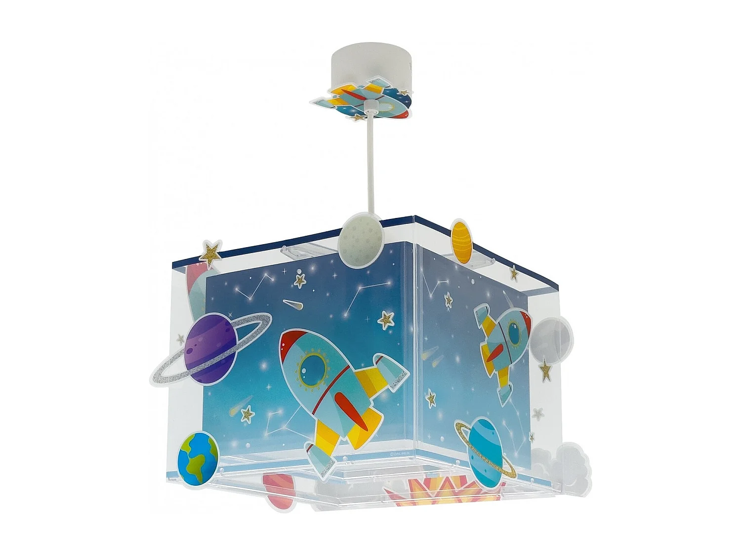 Lampada a sospensione per bambini Rocket Razzo | DALBER
