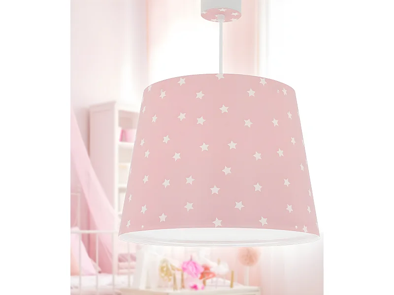 Lampadario a suspensione Star Light Stelle rosa | DALBER