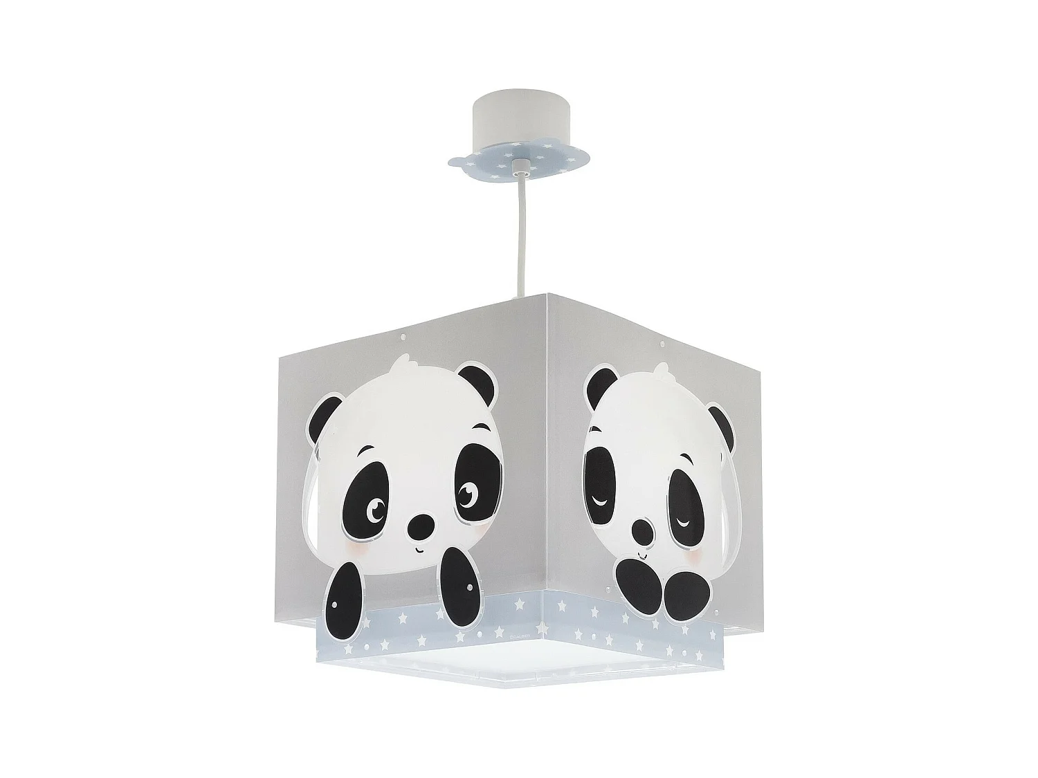 Lámpara infantil de techo Oso Panda azul | DALBER