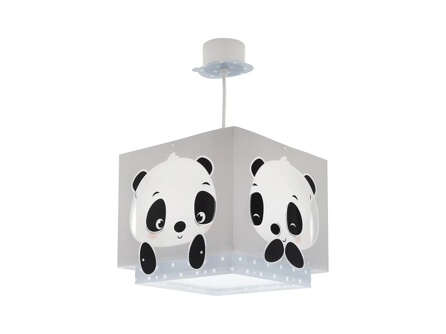 Lámpara infantil de techo Oso Panda azul | DALBER