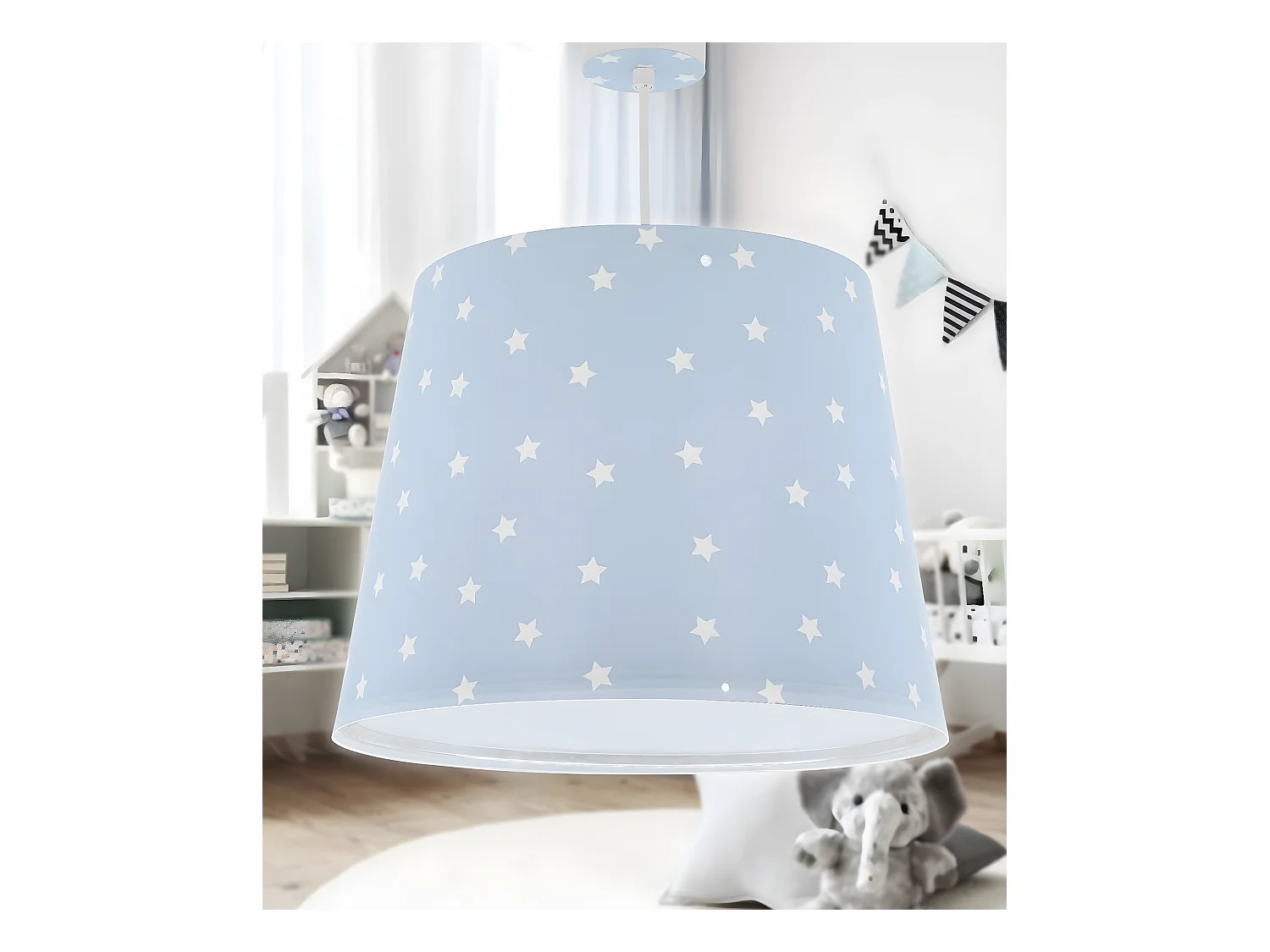 Lámpara de techo Star Light estrellas azul | DALBER