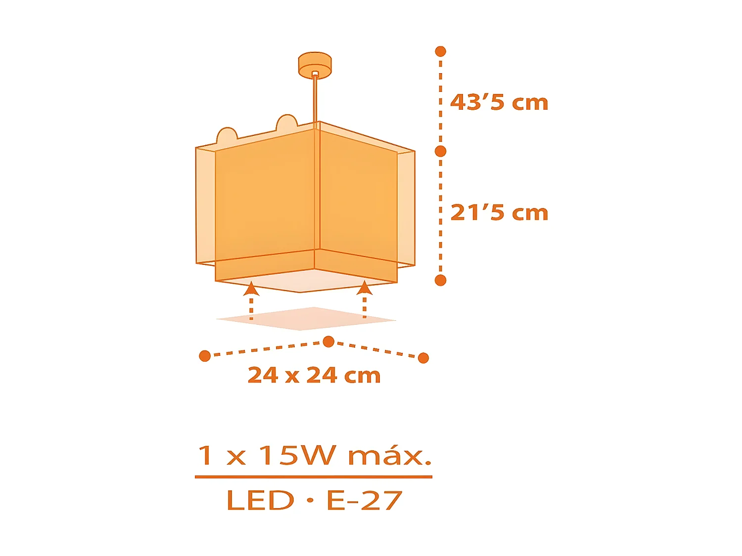 Lustre et lampe suspension enfant Little Tiger Petit Tigre