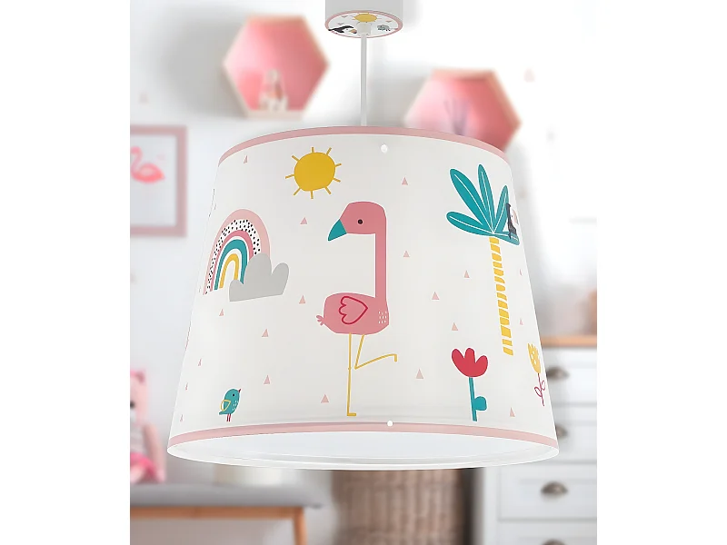 Lampadario per camerette bambini Flamingo Fiammingo | DALBER