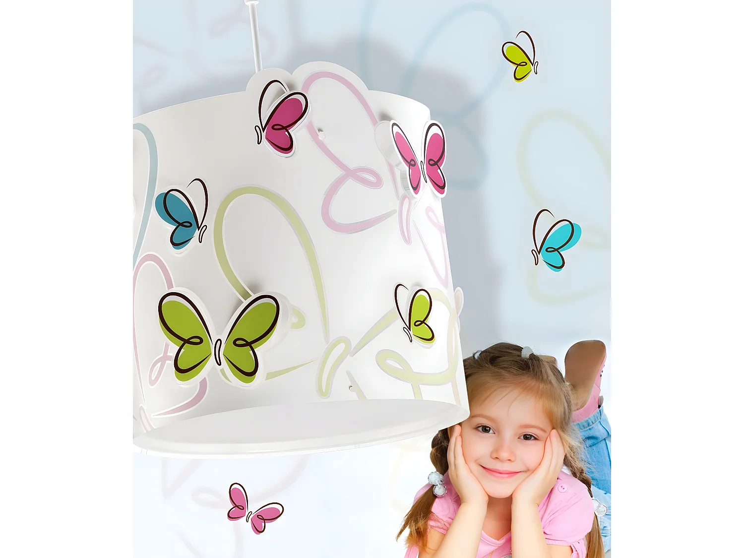 Lampadario per camerata Butterfly farfalle | DALBER