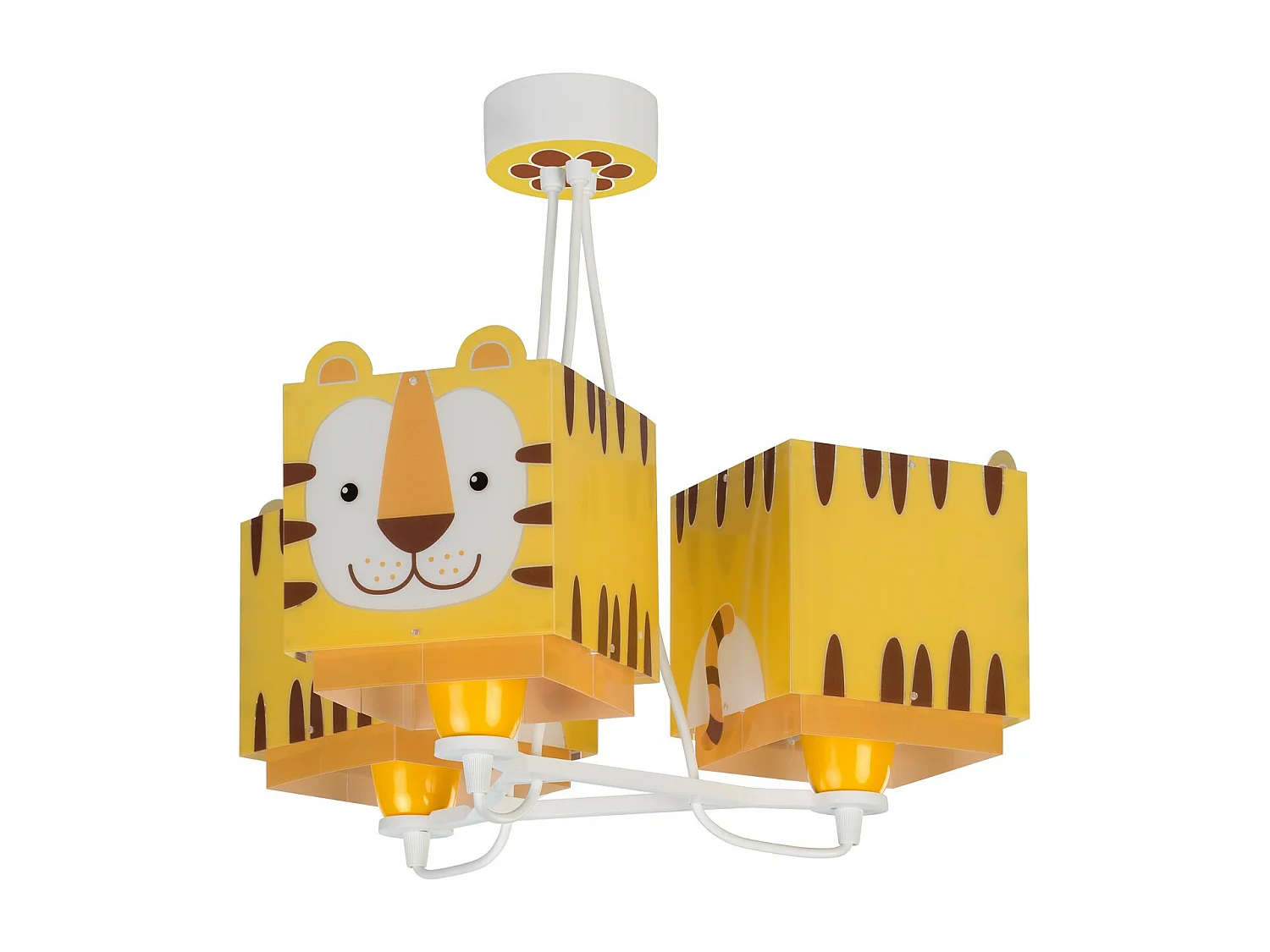 Lampada da soffitto bambini 3 luci Little Tiger | DALBER