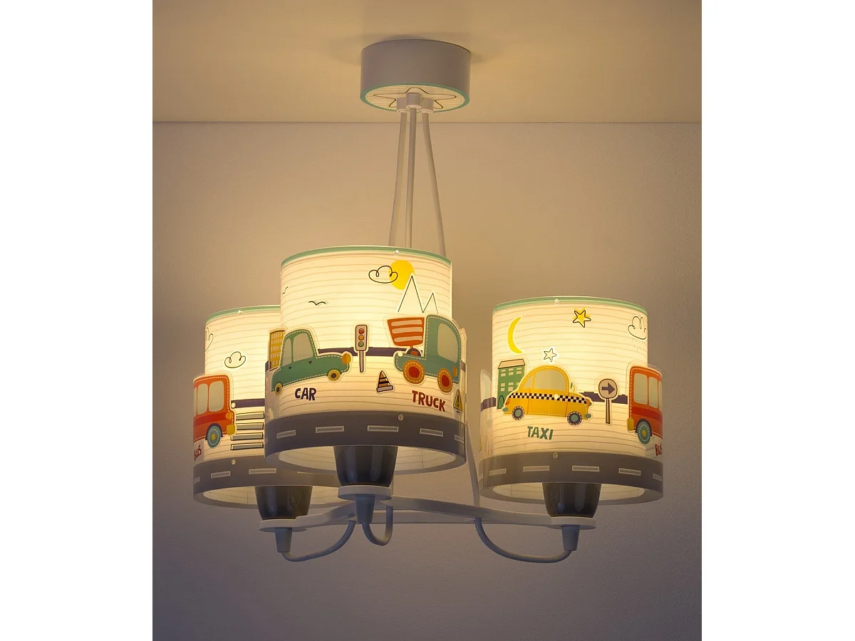 Lampade a sospensione per bambini 3 luci Baby Travel | DALBER