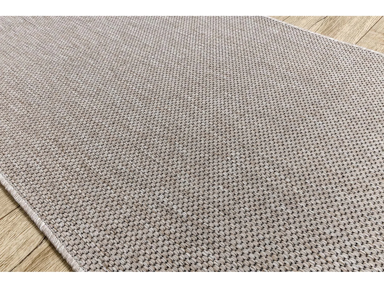 CHODNIK SIZAL FLOORLUX wzór 20433 srebrny GŁADKI 120 cm 120x290 cm