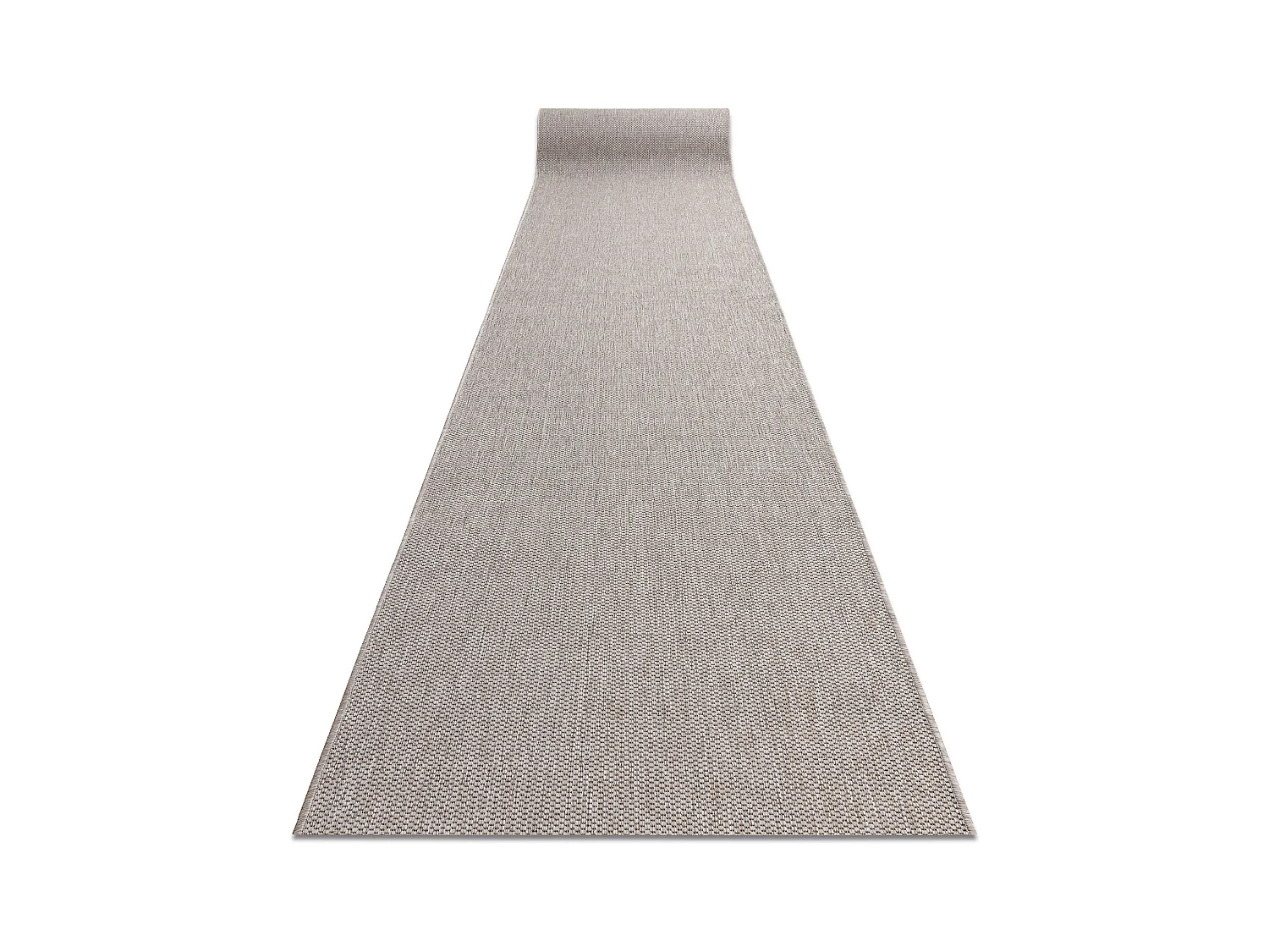 PASSADEIRA SIZAL FLOORLUX modelo 20433 prata Cor sólida 120x180 cm