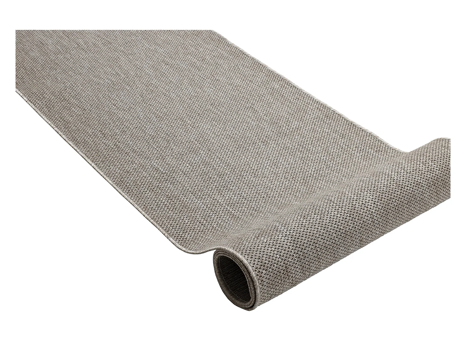 PASSADEIRA SIZAL FLOORLUX modelo 20433 prata Cor sólida 120x180 cm