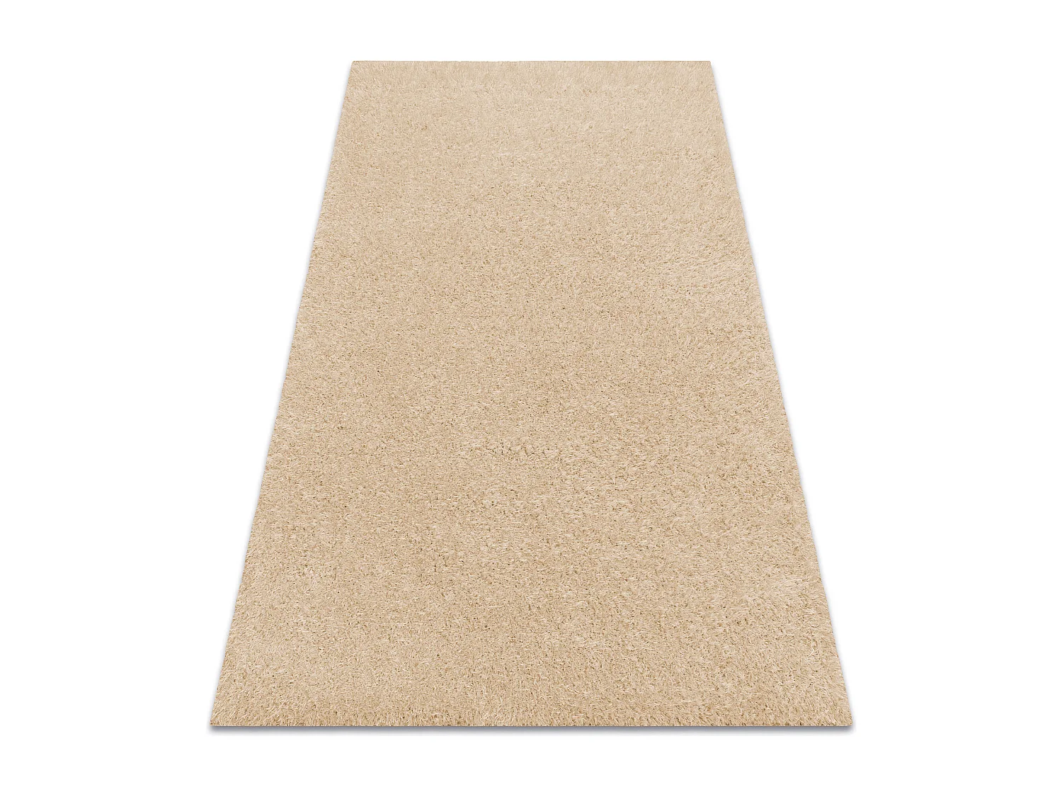 Tapis BUENOS 6652 shaggy uni, couleur unique crème 120x170 cm