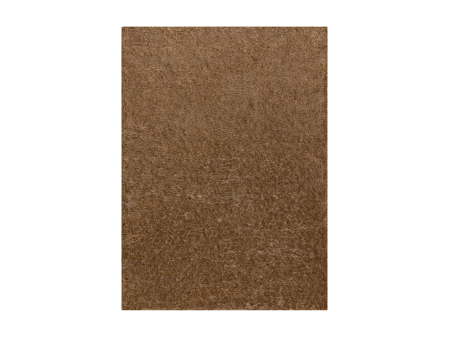 Tapis BUENOS 6650 shaggy uni, couleur unique beige foncé 120x170 cm
