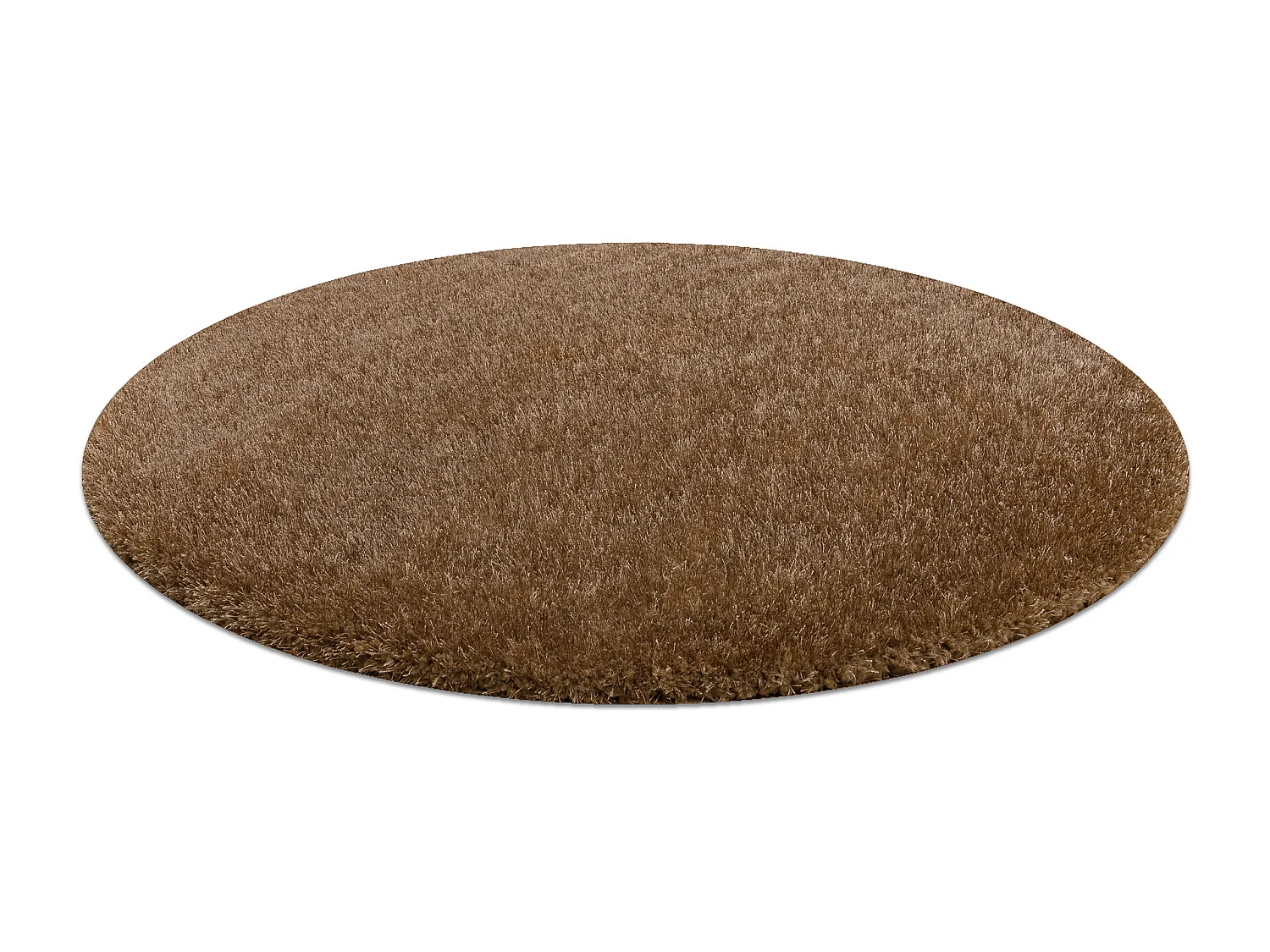 Tapis BUENOS cercle 6650 shaggy uni, couleur unique beige cercle 150 cm