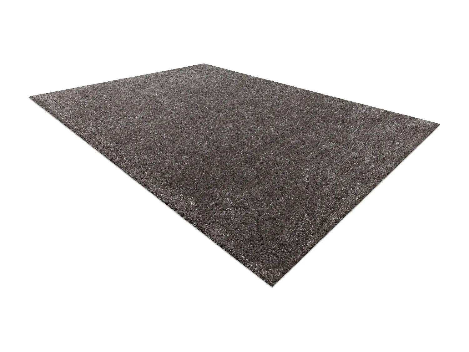 Tapis BUENOS 6646 shaggy uni, couleur unique gris 140x190 cm