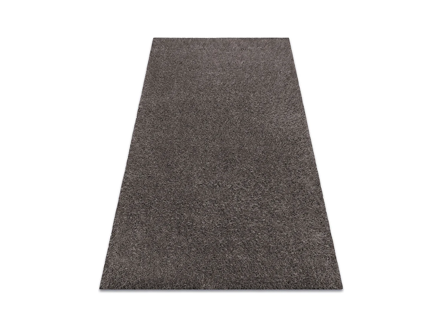Tapis BUENOS 6646 shaggy uni, couleur unique gris 60x100 cm