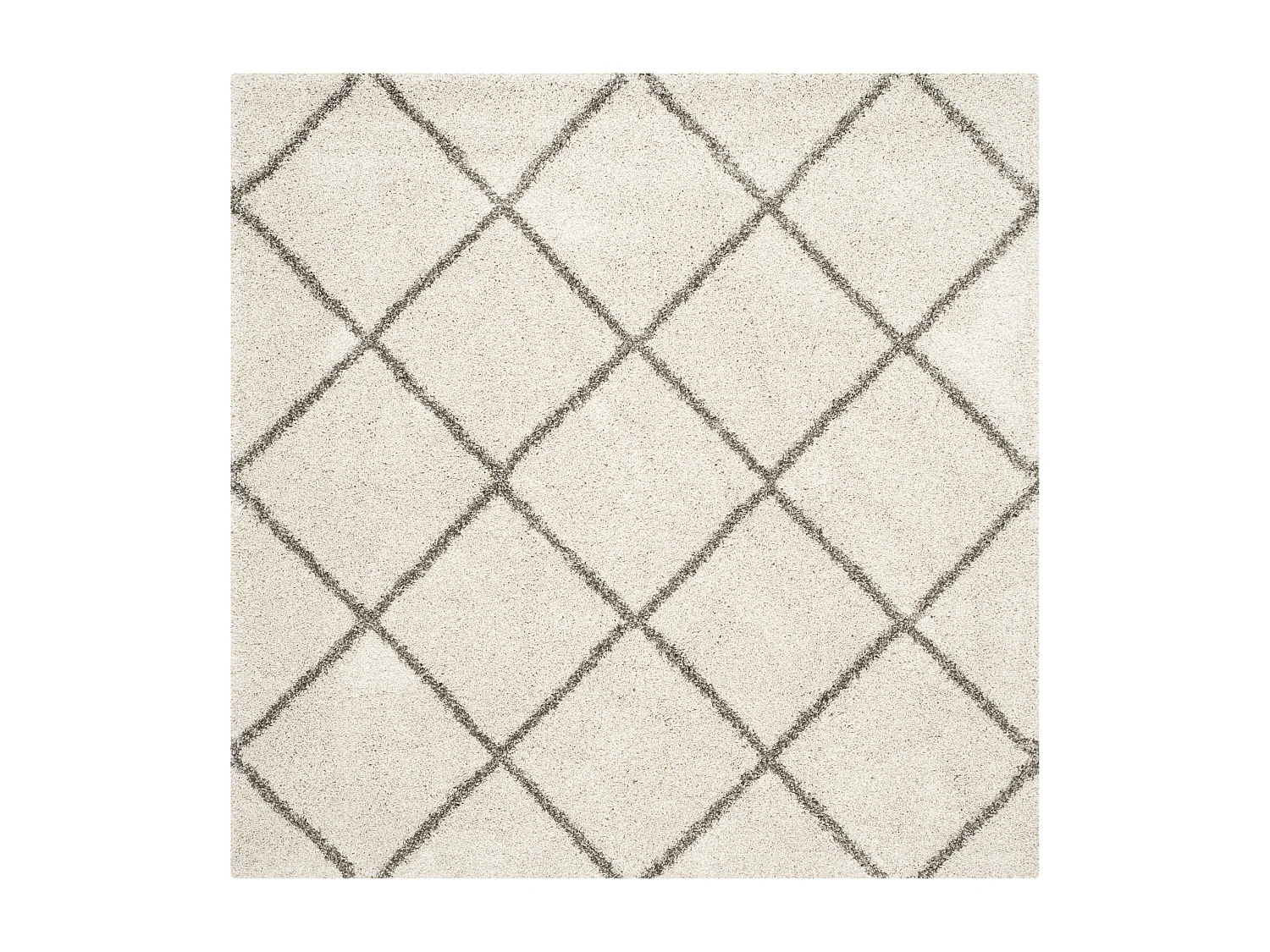 Tapis Ivoire/Gris 213 X 213 cm - Myla