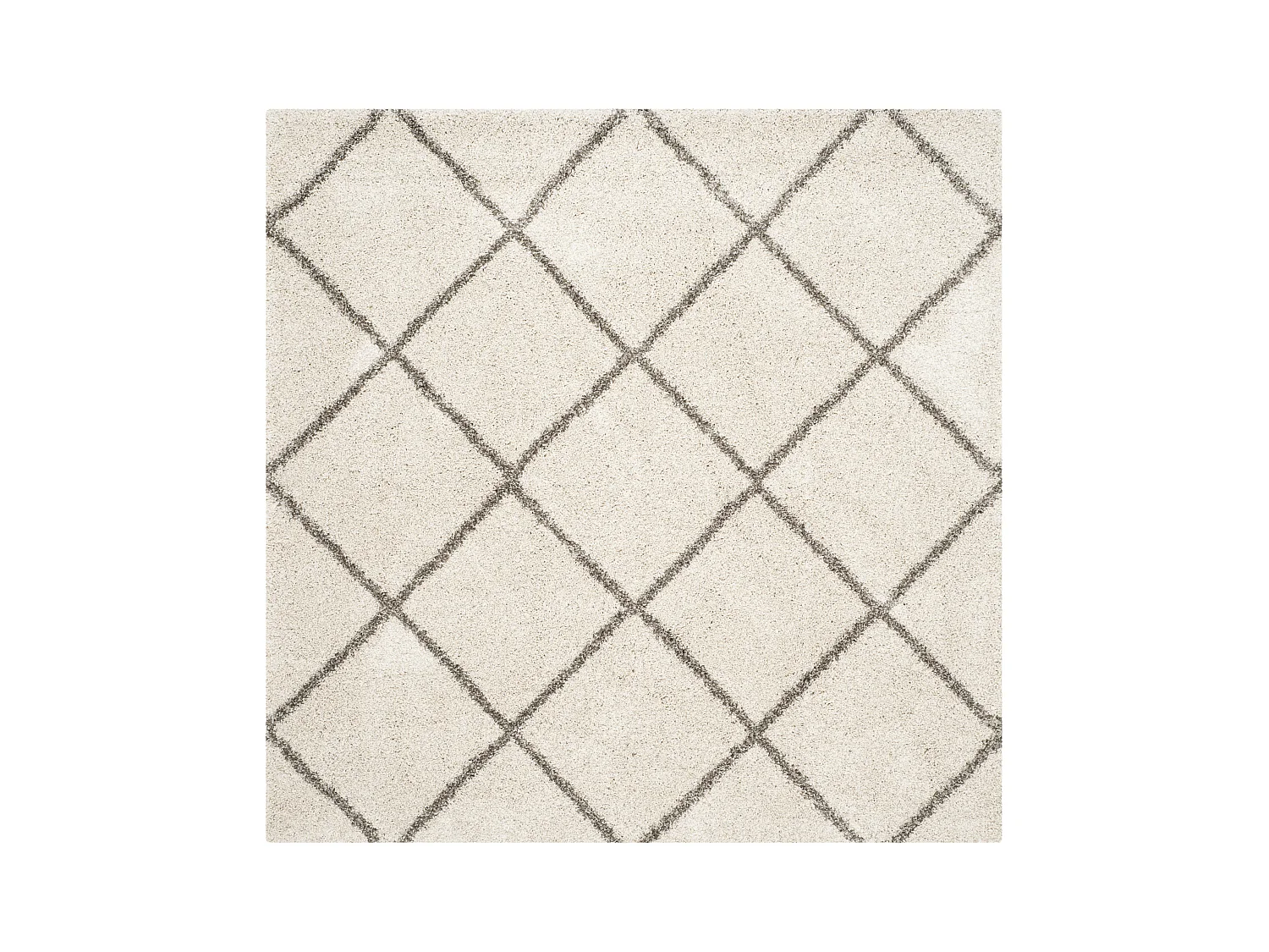 Tapis Ivoire/Gris 213 X 213 cm - Myla
