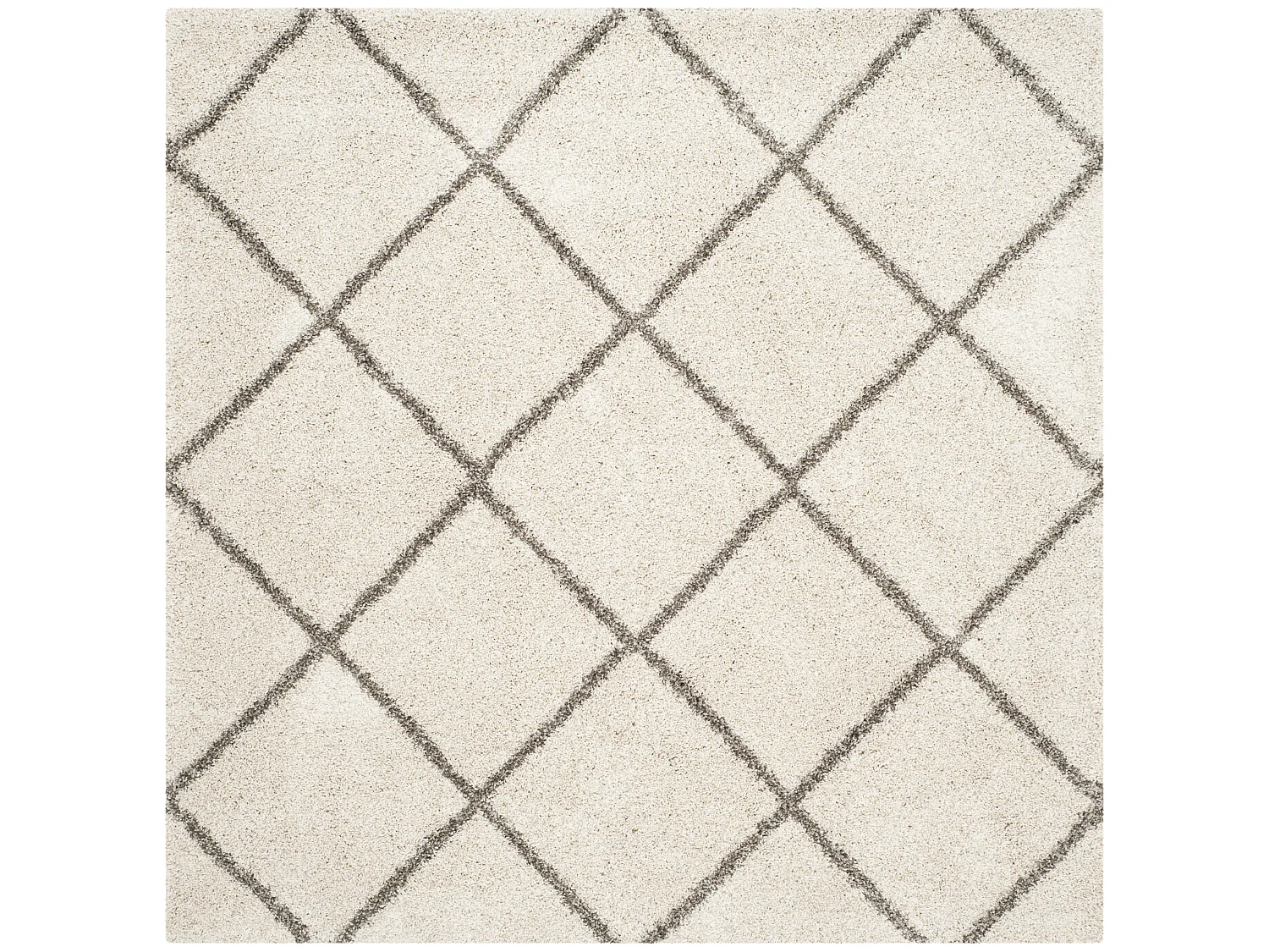 Tapis Ivoire/Gris 213 X 213 cm - Myla