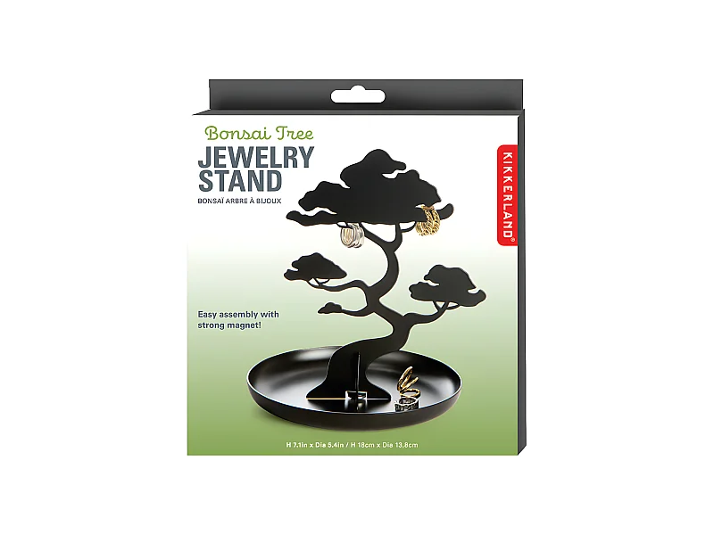 Arbre à bijoux Bonsai Noir  Kikkerland