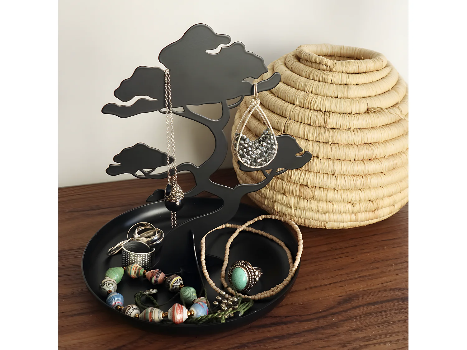 Arbre à bijoux Bonsai Noir  Kikkerland