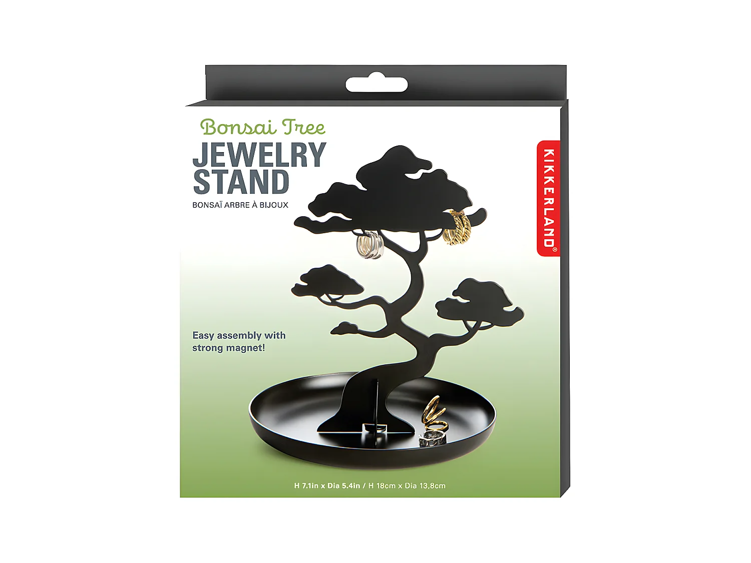 Arbre à bijoux Bonsai Noir  Kikkerland