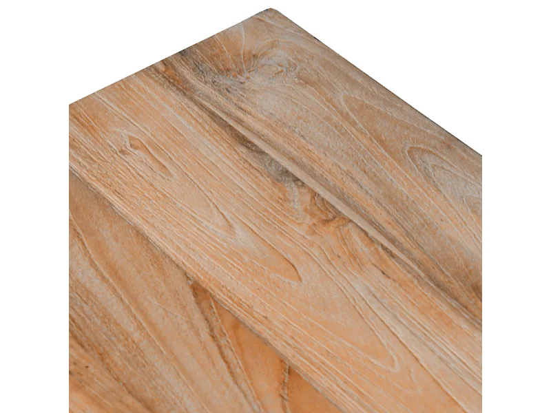 3 tables basses gigognes en bois de teck recyclé et métal - FIRENZE 01