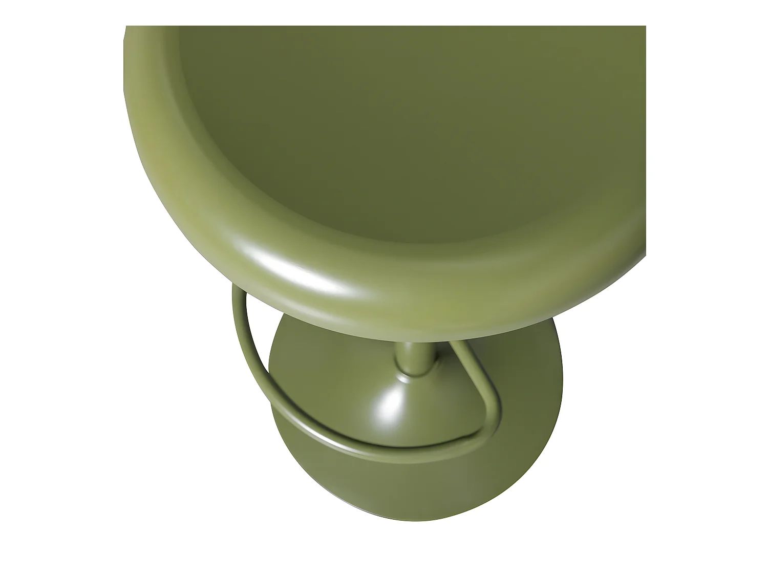 ISAAC - Barhocker aus grünem Metall