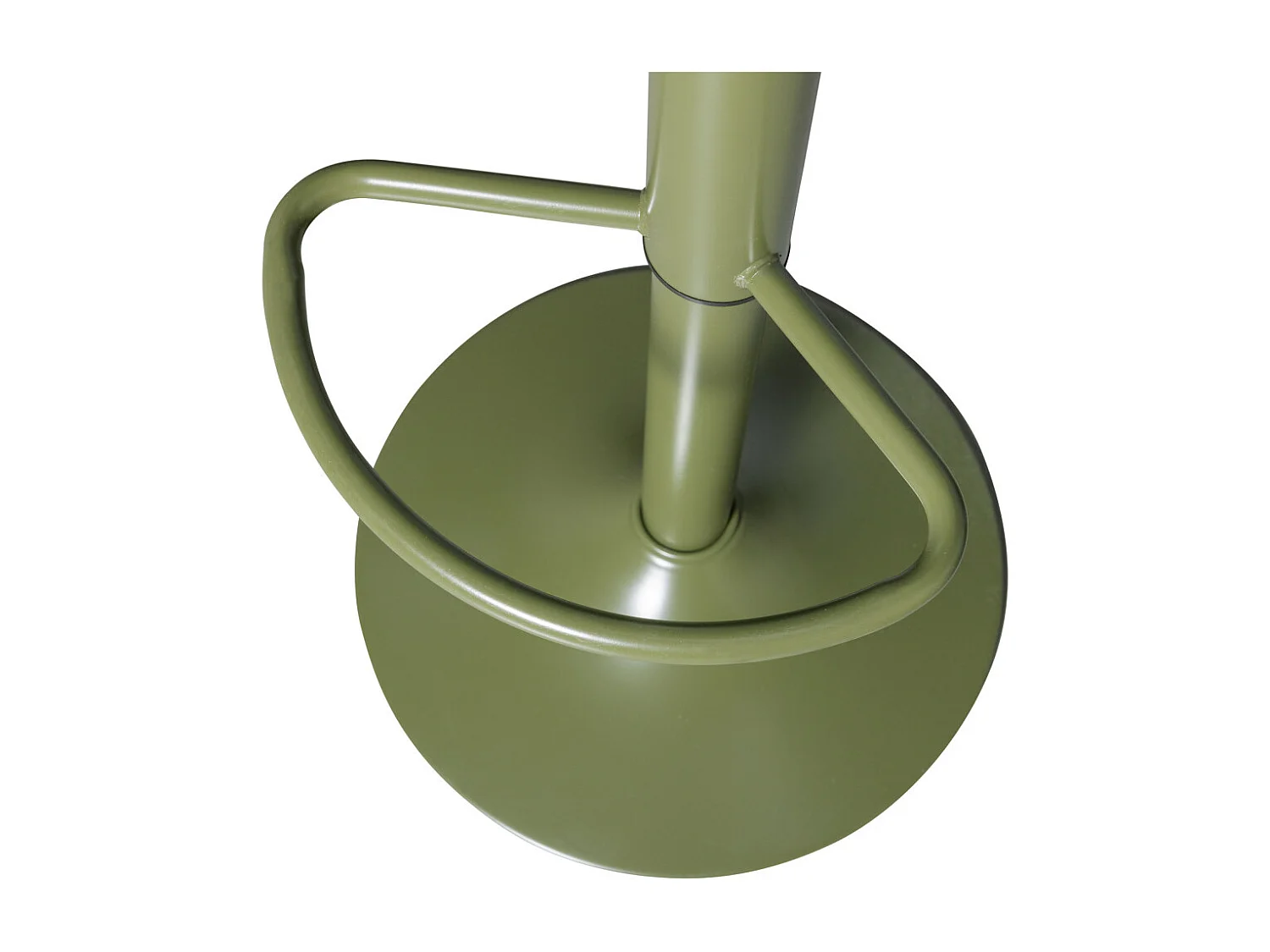 ISAAC - Tabouret de bar en métal vert réglable