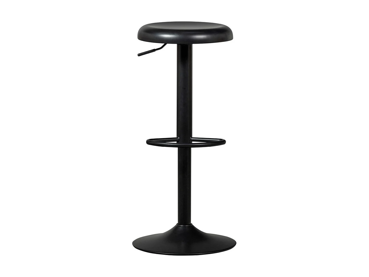 ISAAC - Sgabello da bar in metallo nero