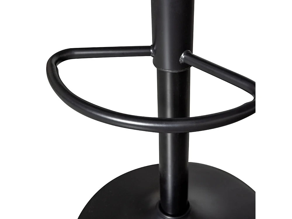 ISAAC - Sgabello da bar in metallo nero